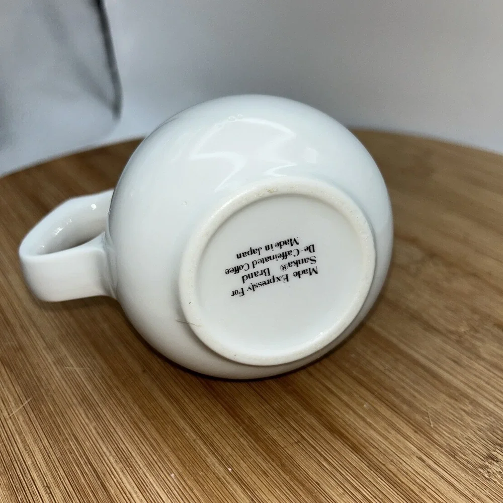 Vtg Sanka Small Coffee Pot Tea Pot Decaffeinated Advertising Made in Japan NIB‎